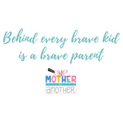 'Behind Every Brave Kid' kids' t-shirt Design