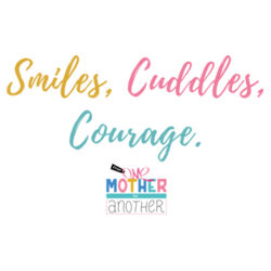 'Smiles, Cuddles, Courage' kids' t-shirt Design