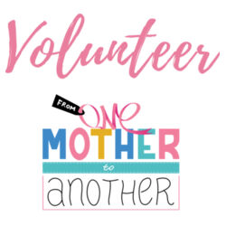 'Volunteer' mug (pink) Design