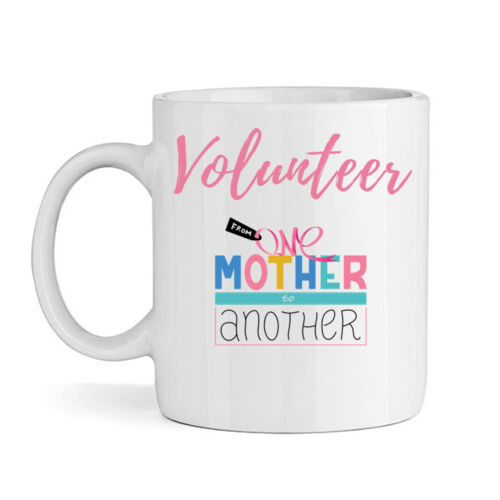 'Volunteer' mug (pink) Thumbnail